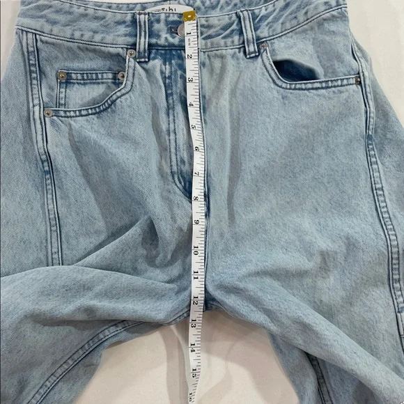 Tibi Light Blue Flare & Wide Leg Jeans - Picture 7 of 13